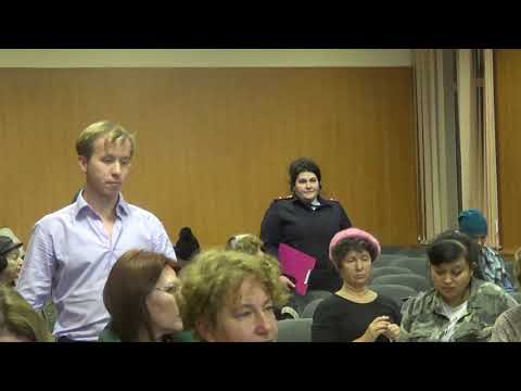 Встреча главы управы Ломоносовского района К.В. Кравцовой с населением 18.12.2019