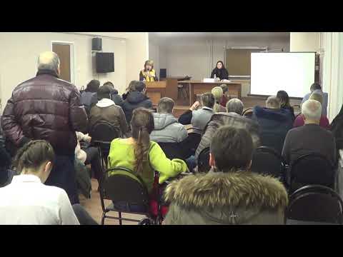 Встреча главы управы К.В. Кравцовой с населением 20.02.2019г.