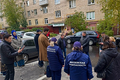 В Ломоносовском районе провели обход территории