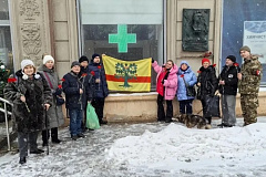 В Ломоносовском районе прошла акция «Цветы герою»